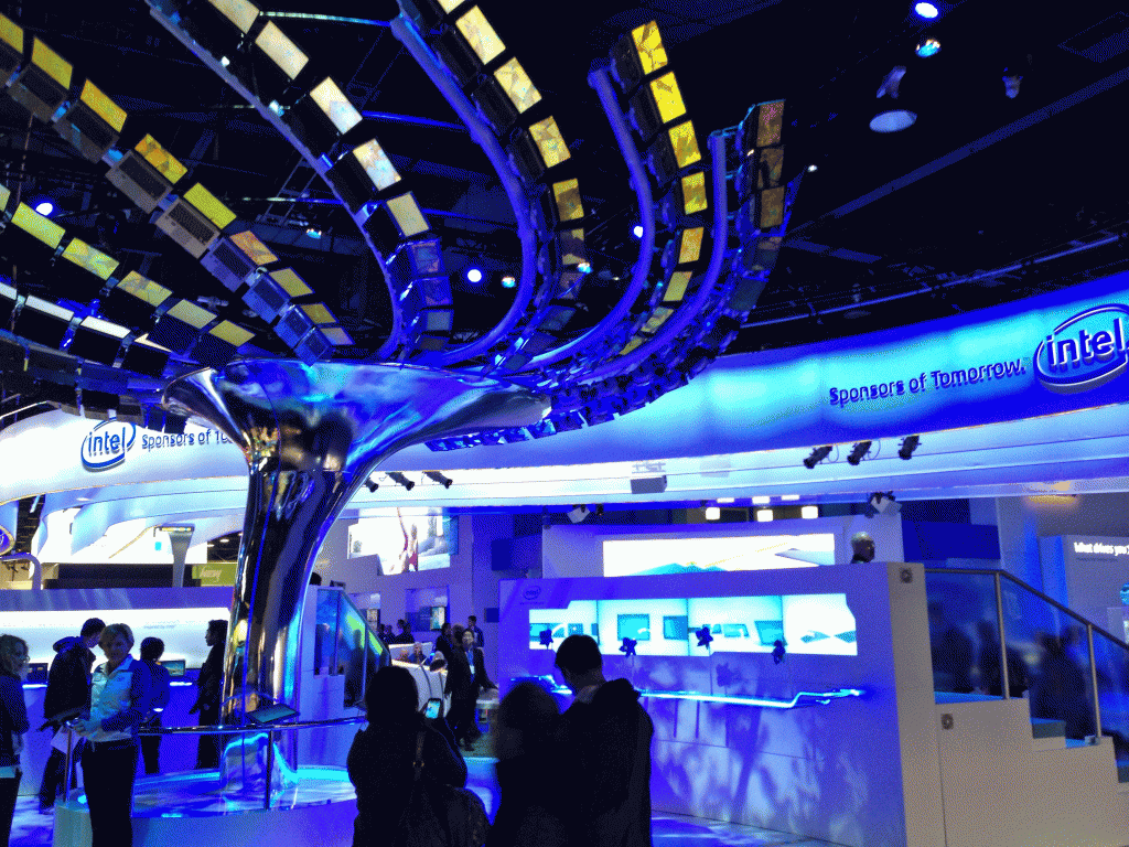 Intel booth at CES 2013
